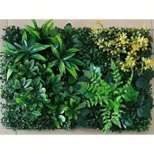 Artificial Green Wall Panels Faux Jungle Grass Decor