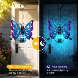 2pcs Butterfly Solar Lights