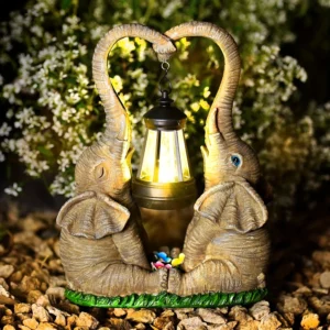 Outdoor Solar Statue Light