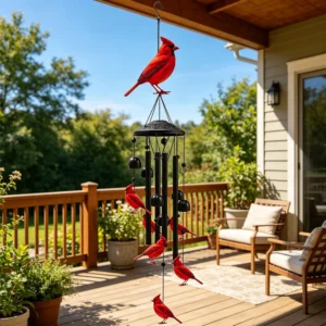 Colorful Bird Wind Chime